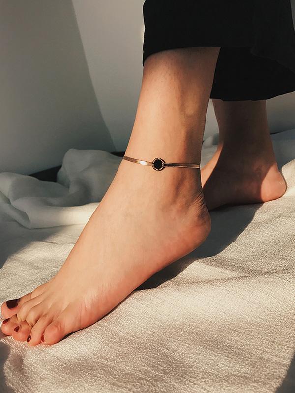 Fashionable Rose Gold Anklet