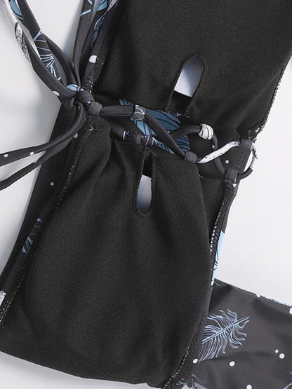 Bandeau Top Solid Bikinis Swimwear