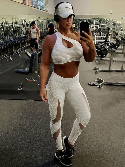 Mesh Puff Lift The Hip Sports Leggings