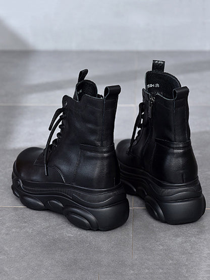 Leisure Fashion Cow Leather Martin Boots