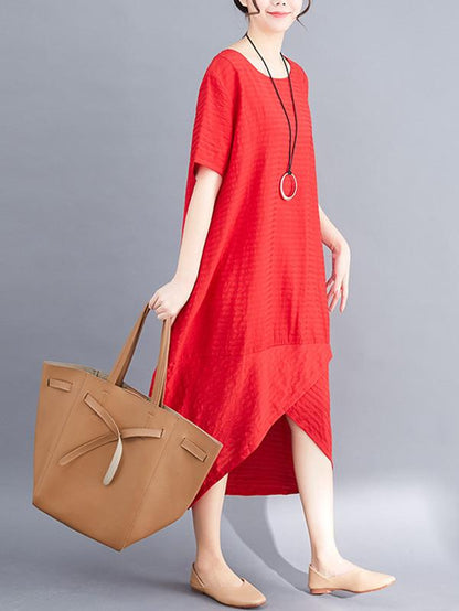 Casual Split-joint Midi Dress