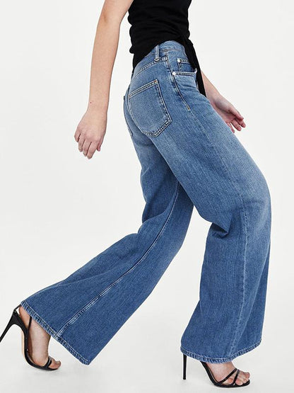 High Waist Wide Legs Jeans