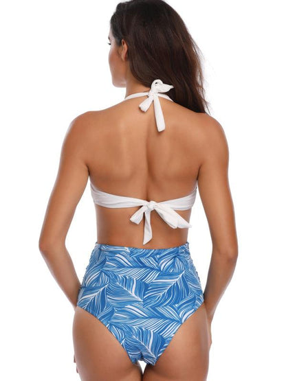 Sexy Backless Split-joint One-Piece Swimsuit