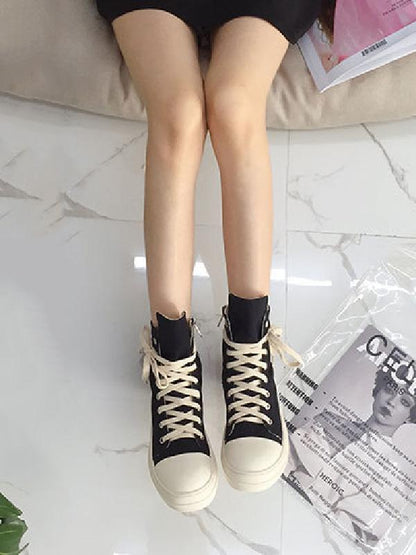 High-top Casual Canvas Sneaker