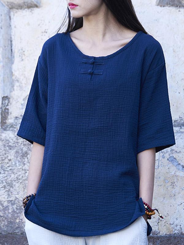 Cotton Linen Forg T-Shirt