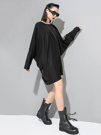 Loose Batwing Copped T-shirt