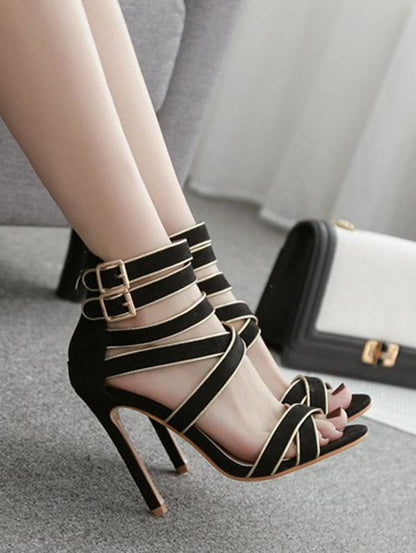 Black Bandge High Heels