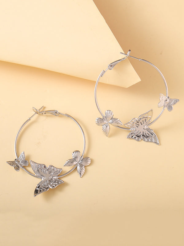 Original Statement Butterfly Shape Geometric Earrings