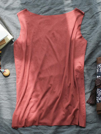 Comfortable Pure Color Elastic Force T-shirt