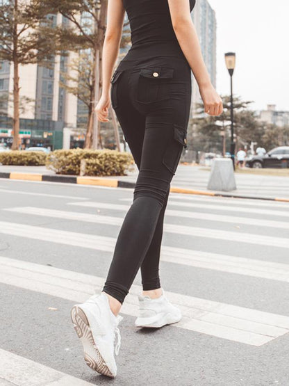 High Waist Pockets Sports Leggings