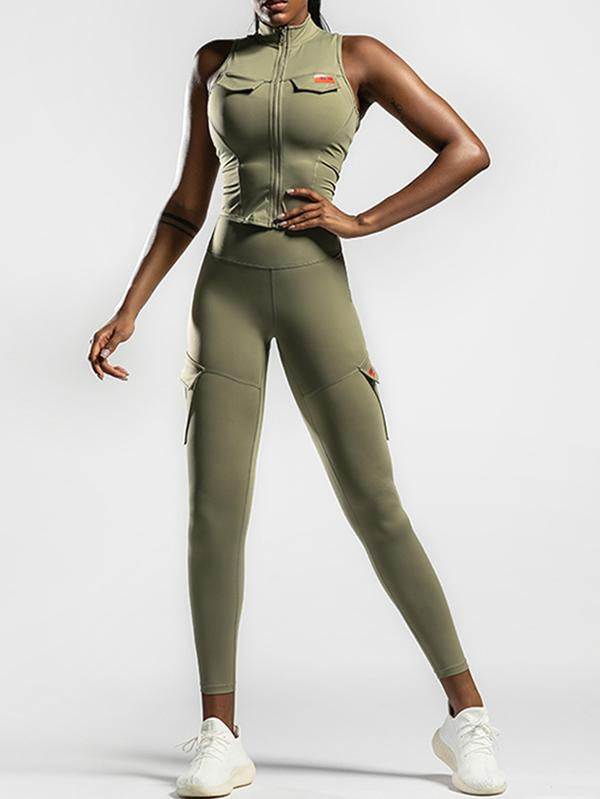 Zipper Quick-Dry Sports Tee