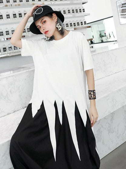 Original Solid Asymmetric T-Shirt