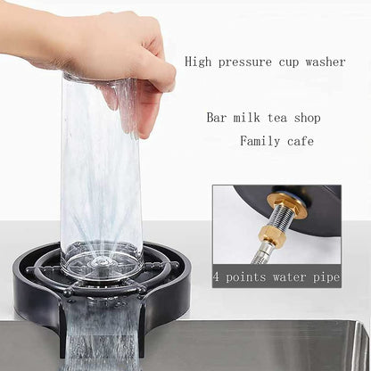 Kitchen Aink Faucet Bottle Washer glass Rinser