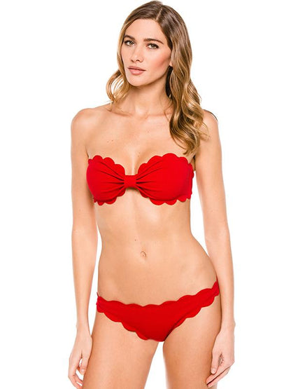 Wave Lacy Strapless Bikini Swimwear