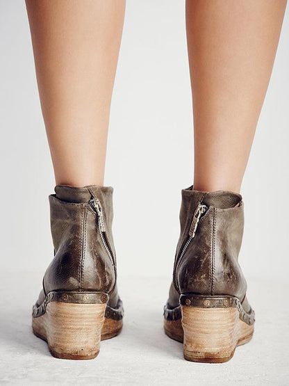 Fashion Style Wedge Boots