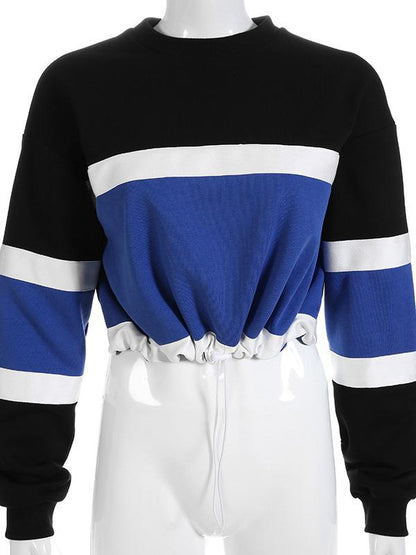 Long Sleeve Drawstring Sweatshirt