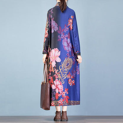 Buykud Chinese Style Beautiful Elegant Soft Comfortable Dress