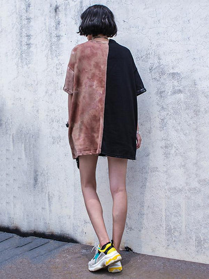 Hip-hop Printed Mini Dress