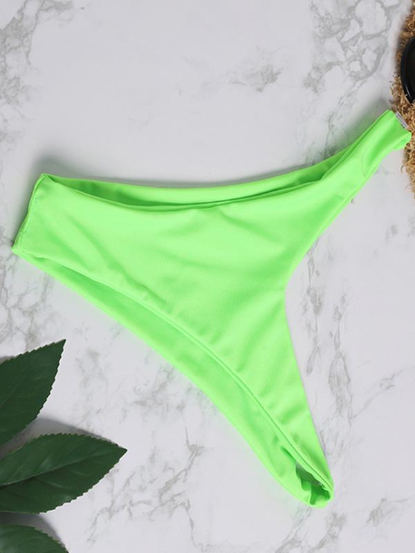 Ruffle Smock Bandeau Bikini Set