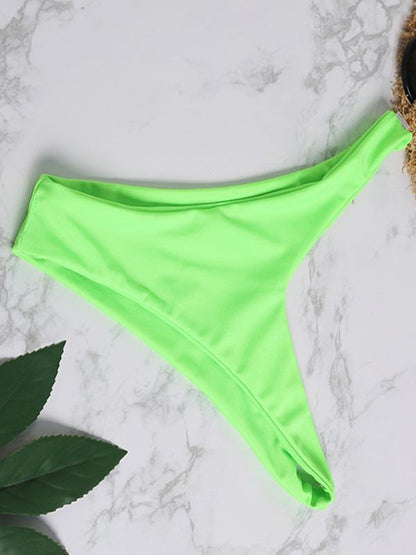 Ruffle Smock Bandeau Bikini Set
