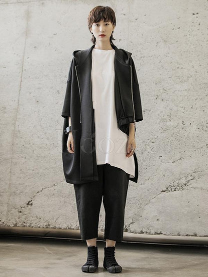 Original Cropped Anti-wrinkle Hoodie Outwear