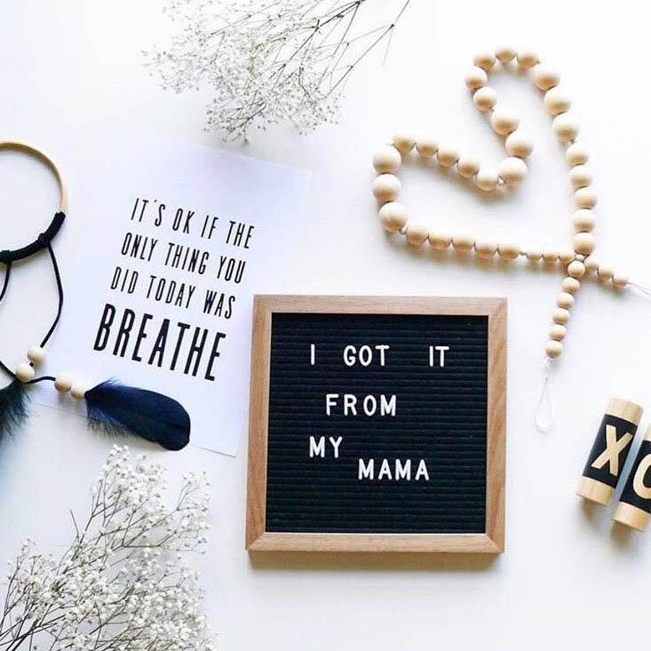 Felt Letterboard Photo Frame Home Decoration