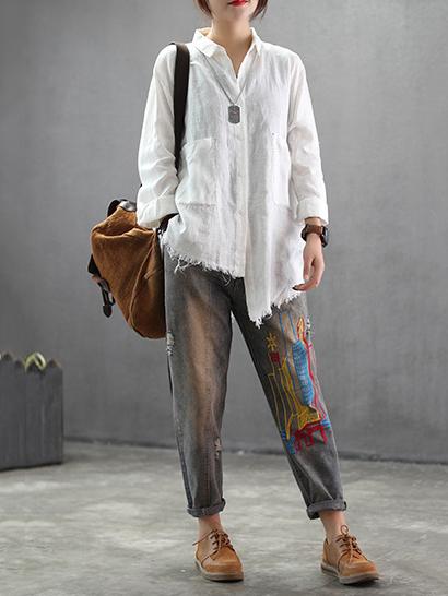 National Linen Rough Selvedge Shirt