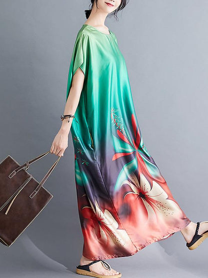 Oose Comfortable Printed  Long Dress
