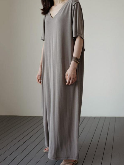 Loose Comfortable Simple Long Dress