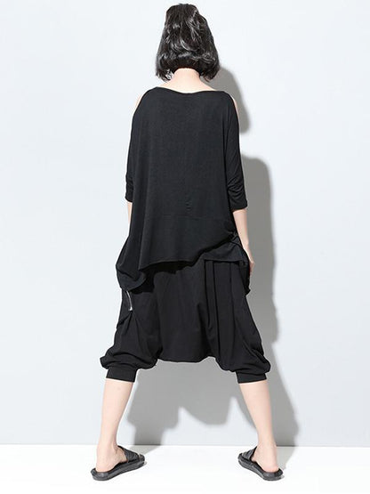 Loose Short Harem Pants
