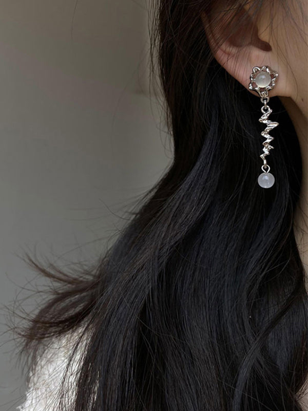 Urban Asymmetric Tasseled Earrings Accessories