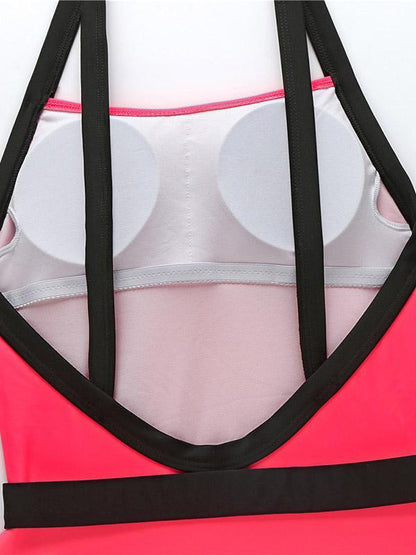 Strapless Buckle One-Piece Swimwear