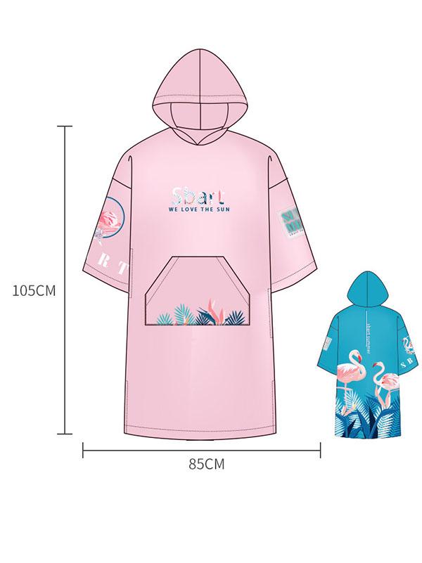 Quick-Drying Sunscreen Swim Diving Bathrobe Beach Cape