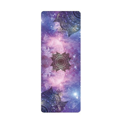 Non-Slip Comfort Printed Folding Natural Rubber Yoga Mat