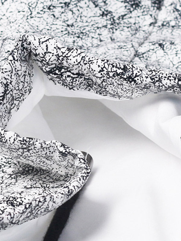 Original Stylish Cool Loose Split-Joint With Pocket Buttoned Drawstring Lapel Collar Long Sleeves Jacket Outwear