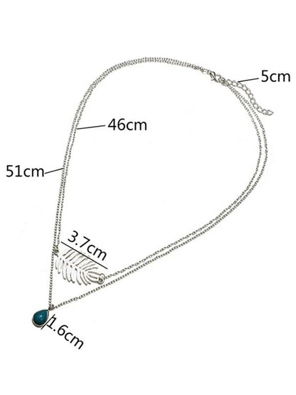 Vintage Leaf Necklaces Accessories
