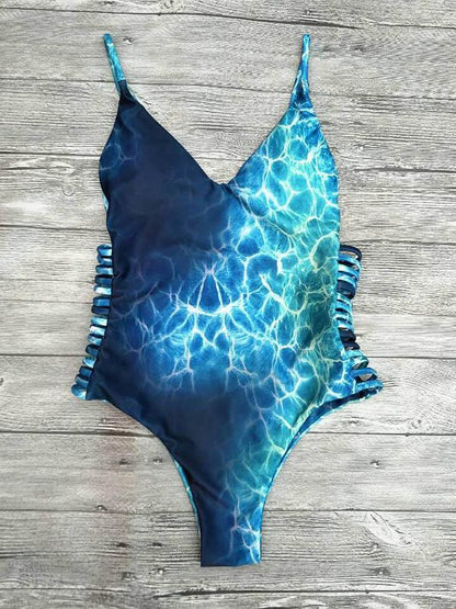 Printed One-piece Swimwear