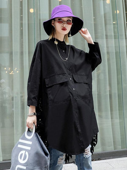 Loose Hollow Out Shirt