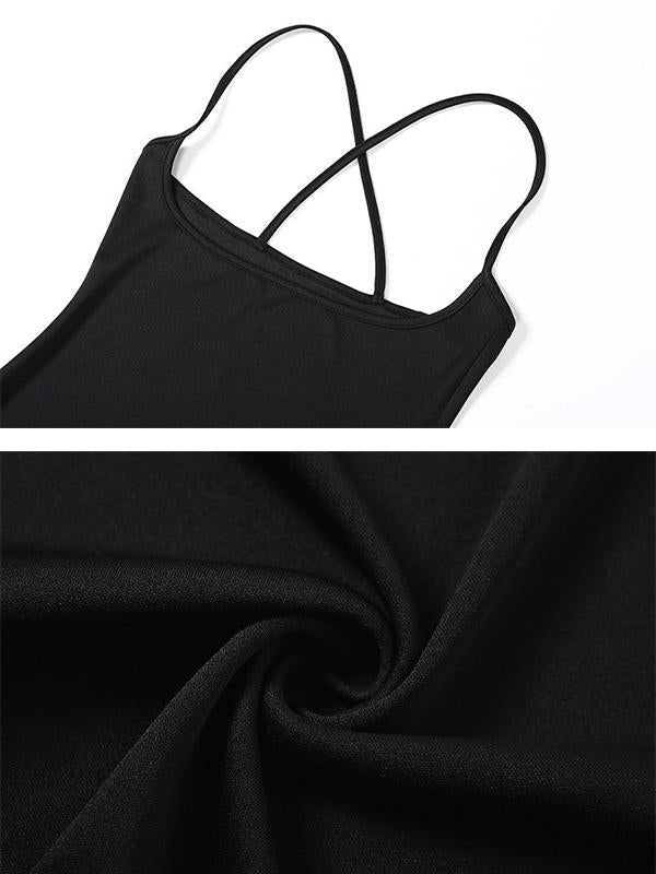 Fashion Leisure Split-Side Maxi Dress