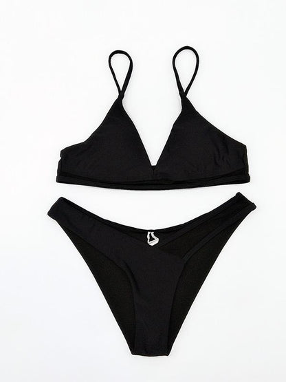 Solid Sexy Lace Bikinis Swimwear