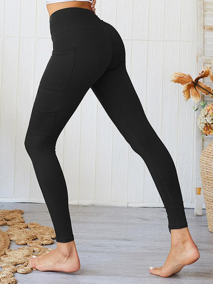 Solid Empire With Packets Leggings