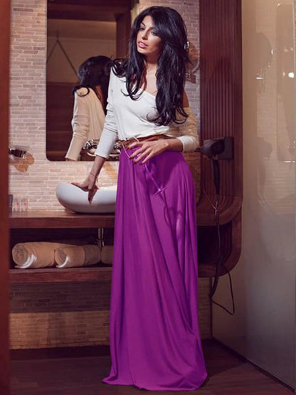 Simple Backless Maxi Dress