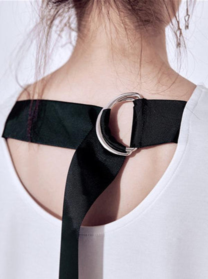 Loose Streamer Split-joint Dress