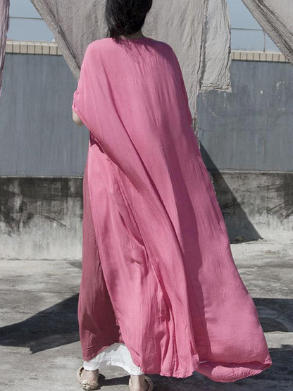 Loose Soft Literary Long Dress