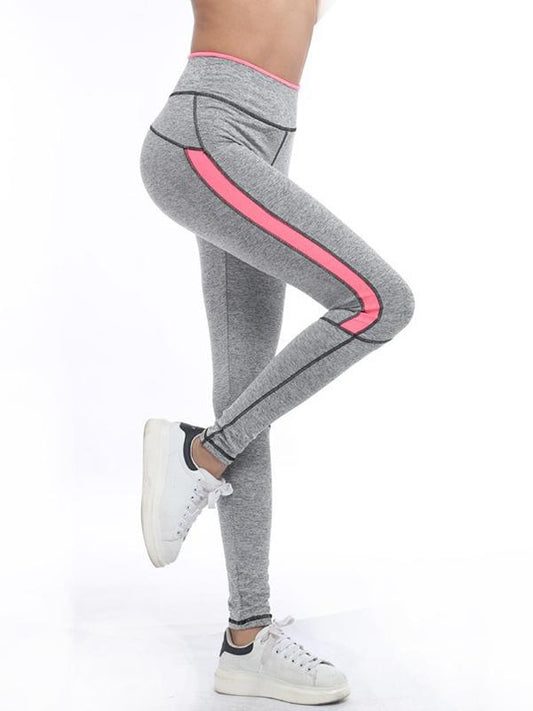 High Waist Paneled Yoga Leggings