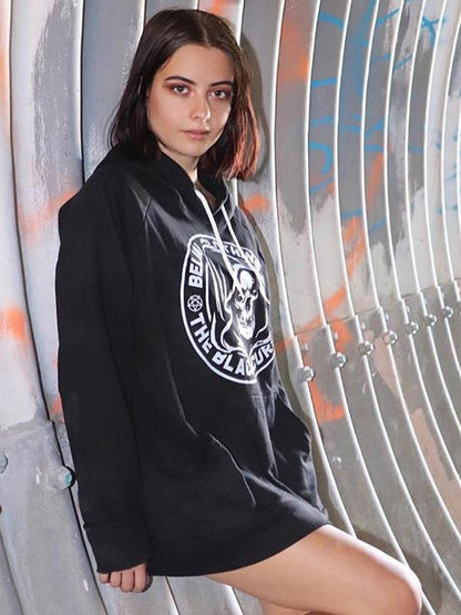 Casual Loose Printed Letters Hoodies&Sweatshirt