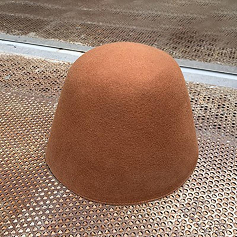 Retro Solid Color New Bucket Hat