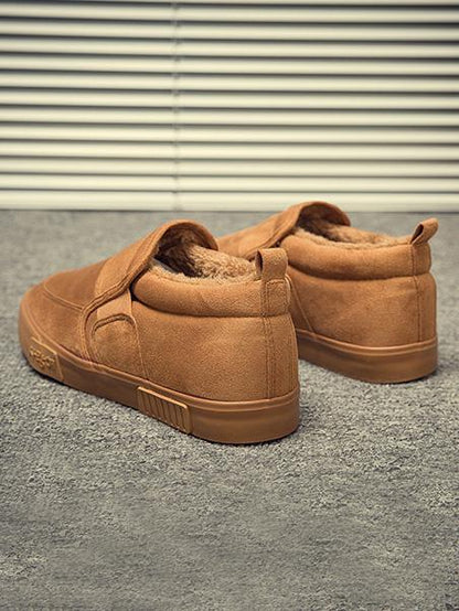 Warm Solid Color Loafers