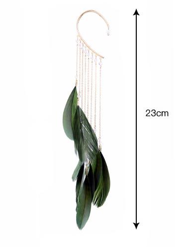 Feather Bohemia Tasseled Earrings