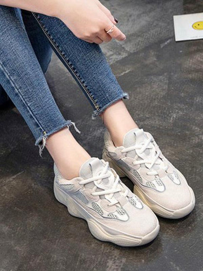 Lace Up Breathable Sneakers